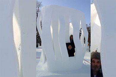 Champion du monde de sculpture sur neige 2012 en Chine